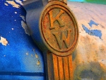 vintage kenworth emblem - mj mann